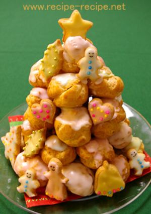 クリスマスに★プティ・シューのツリー♪-レシピのメイン写真