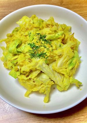 みょうがが入ったカボチャサラダ-レシピのメイン写真