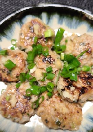 餃子のタネの一口焼き-レシピのメイン写真