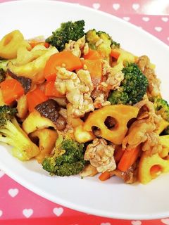 れんこんのピリ辛中華炒め-レシピのメイン写真