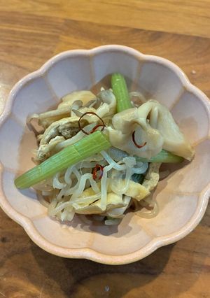 舞茸と油揚げの炒め煮-レシピのメイン写真