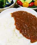 完熟トマトで超簡単無水カレー
