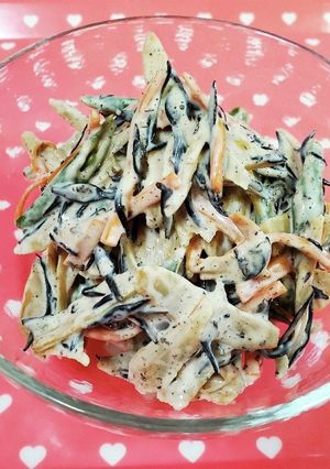 食物繊維を摂ろう♪ごぼうとひじきのサラダ-レシピのメイン写真