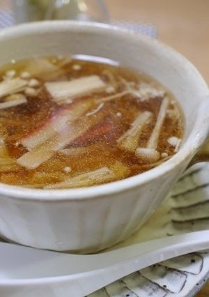 えのきとカニカマの中華スープ-レシピのメイン写真