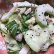ズッキーニとセロリのサラダ