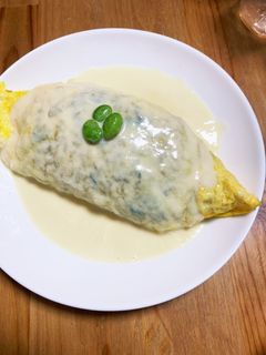 炊き込みご飯で京風オムライス-レシピのメイン写真