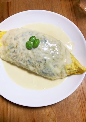 炊き込みご飯で京風オムライス-レシピのメイン写真