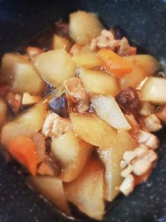 大根と鶏肉の炒め煮。-レシピのメイン写真