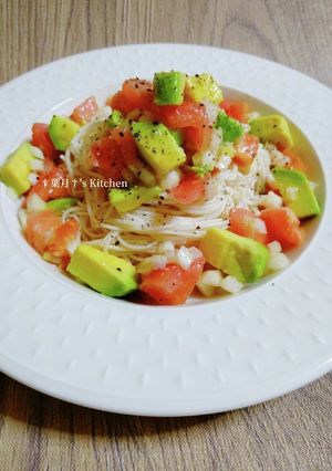 ＊トマトとアボカドのマリネそうめん＊-レシピのメイン写真