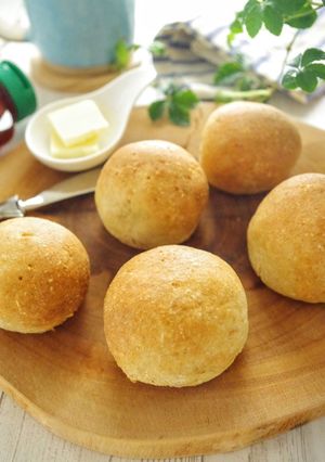 ふわもち♪簡単♬オートミールパン♡-レシピのメイン写真