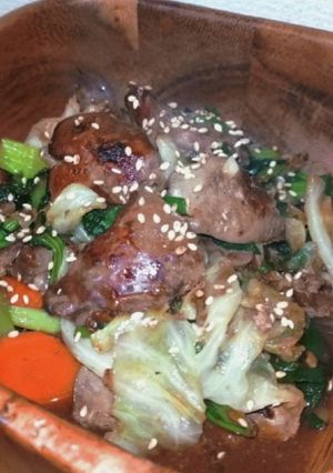この味☆野菜たっぷりレバーニラ炒め☆-レシピのメイン写真