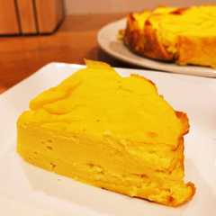 水っぽいかぼちゃの豆腐チーズケーキ-レシピのメイン写真