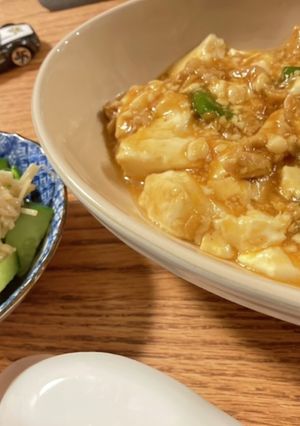 豚こまで麻婆豆腐☆ししとう入り-レシピのメイン写真