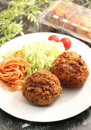 手ごねメンチ！ジャパンミート風-レシピのメイン写真