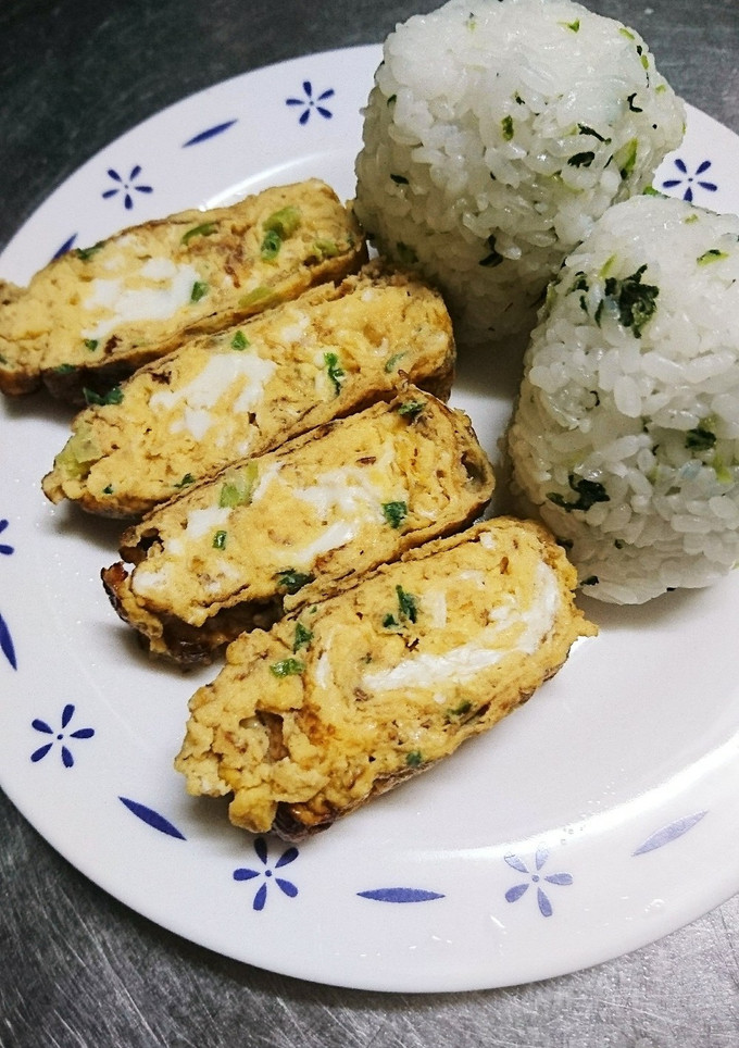 出汁いらず！鰹節とネギのだし巻き玉子-レシピのメイン写真