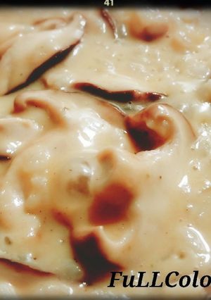しいたけと2種のチーズリゾット-レシピのメイン写真