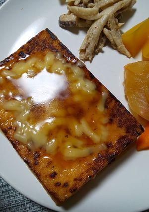 厚揚げステーキ⭐️テリヤキチーズVer.-レシピのメイン写真