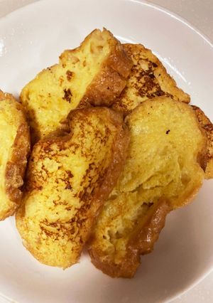バゲットでフレンチトースト(´˘`＊)-レシピのメイン写真