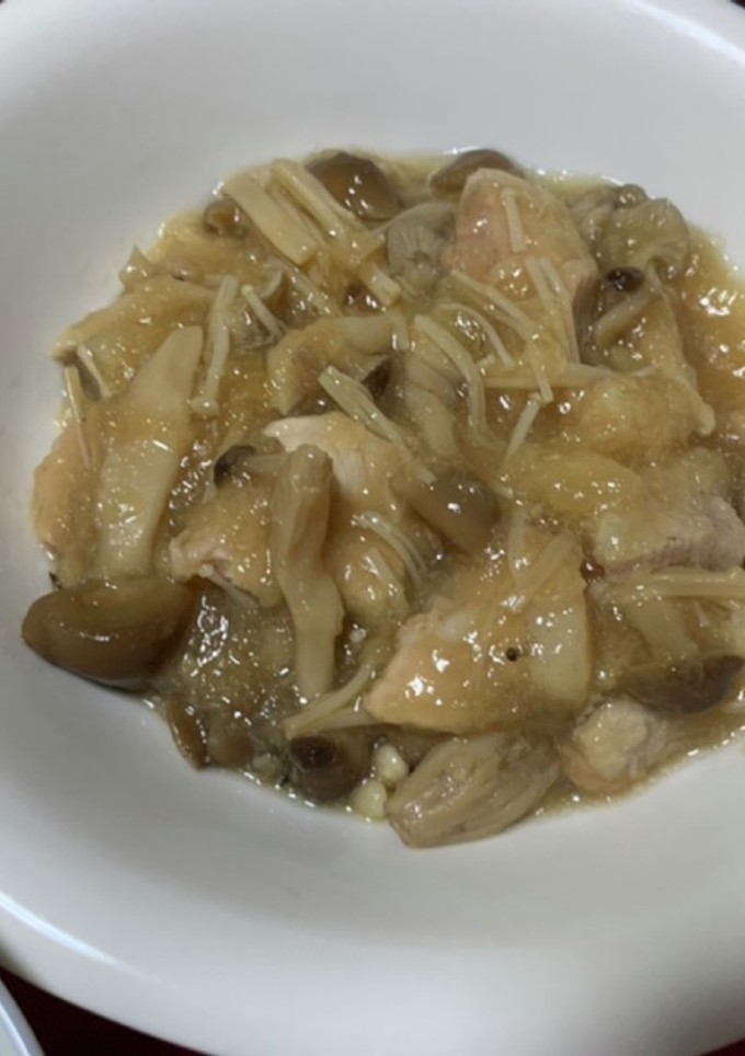 豚肉ときのこのみぞれ煮-レシピのメイン写真