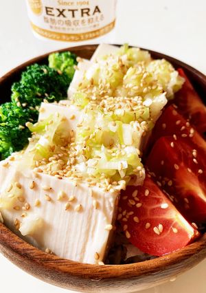 豆腐のネギ塩サラダ-レシピのメイン写真