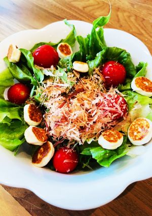 彩り野菜のさけるチーズサラダ-レシピのメイン写真