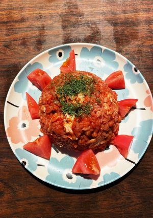冷や飯でガーリックチキンライス-レシピのメイン写真