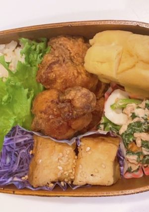 筍ご飯弁当-レシピのメイン写真