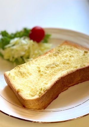 ズボラな私の柚子胡椒マヨトースト-レシピのメイン写真