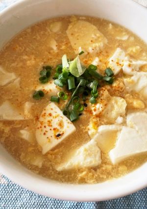 レンジでお手軽！酸辣湯スープ-レシピのメイン写真