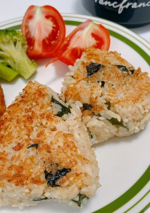 わかめの焼きおにぎり-レシピのメイン写真