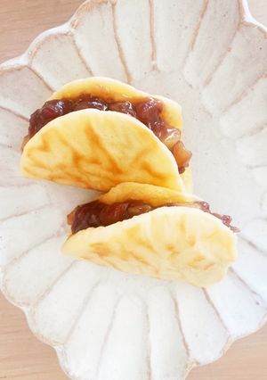 栗あずきのとら焼き-レシピのメイン写真