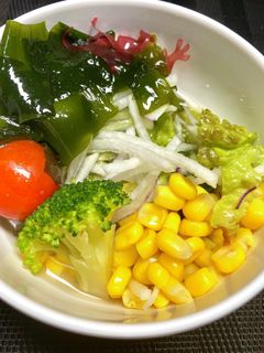 スープで食べるサラダ-レシピのメイン写真