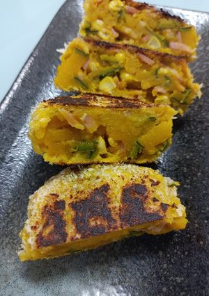 焼きかぼちゃコロッケ-レシピのメイン写真