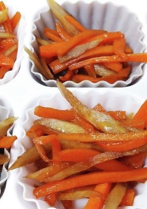 ぶっこみ☆冷凍便利♪きんぴらごぼう-レシピのメイン写真