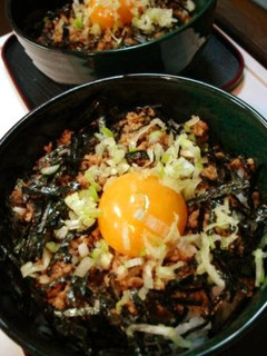 簡単!鳥そぼろ丼-レシピのメイン写真