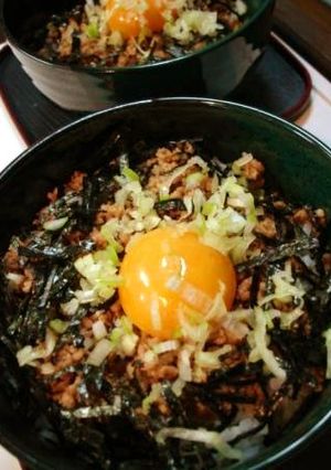 簡単!鳥そぼろ丼-レシピのメイン写真