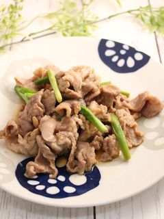 それもったいない!ニラの茎の肉炒め-レシピのメイン写真