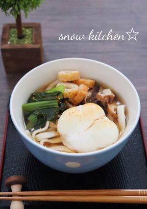 家にある材料で！力うどん-レシピのメイン写真