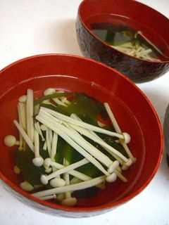 シンプル♪えのきだけのお吸い物-レシピのメイン写真