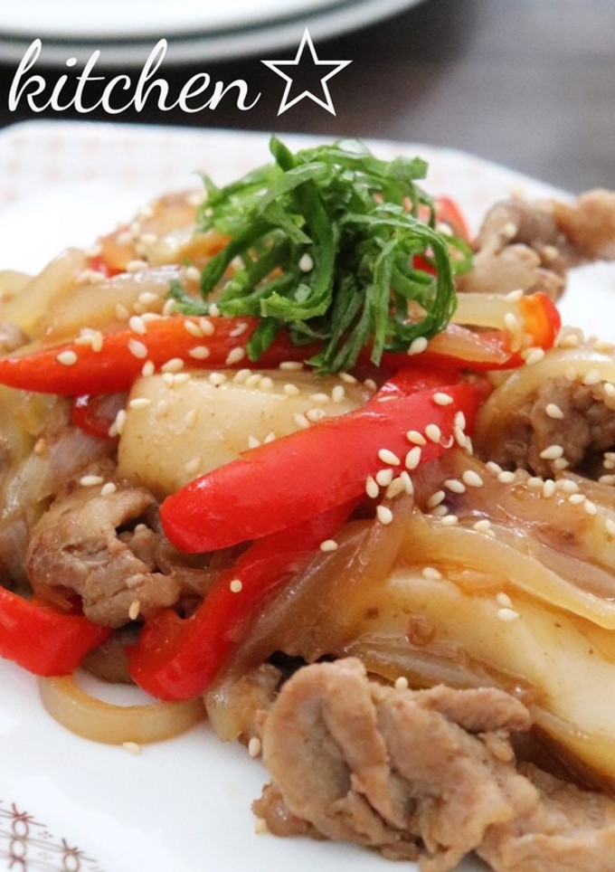 焼肉のたれで簡単♪豚肉とパプリカの炒め物-レシピのメイン写真