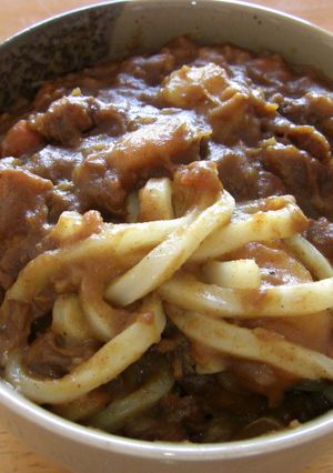 一人ランチ♪カレーうどん-レシピのメイン写真