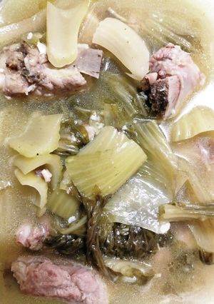 高菜スープស្ងោស្ពីជូ-レシピのメイン写真