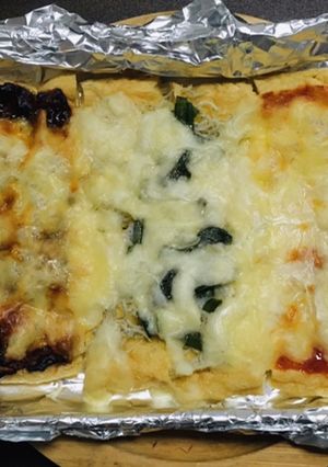 3種の油揚げのピザ-レシピのメイン写真
