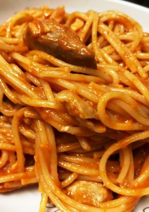 ニンニク大好き!鶏肉とニンニクのパスタ-レシピのメイン写真