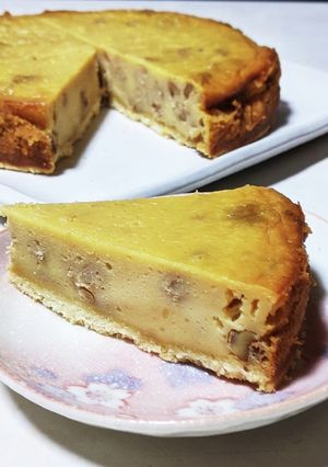 くるみ入りキャラメルチーズケーキ-レシピのメイン写真
