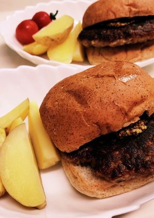 ◇基本のハンバーガーで楽々朝ごはん◇-レシピのメイン写真