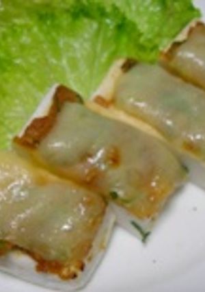 斬新!? はんぺんのネギ味噌チーズ焼き-レシピのメイン写真