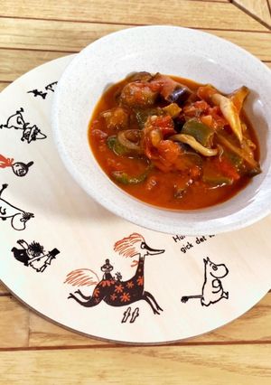 痩せる！簡単！夏野菜トマトスープ-レシピのメイン写真