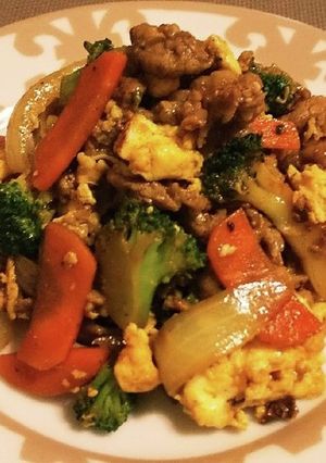 ◆簡単♡牛肉と野菜のカレー風味炒め◆-レシピのメイン写真