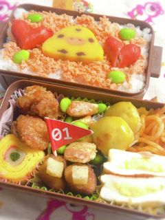 時短 お弁当盛り付け記録 3-レシピのメイン写真